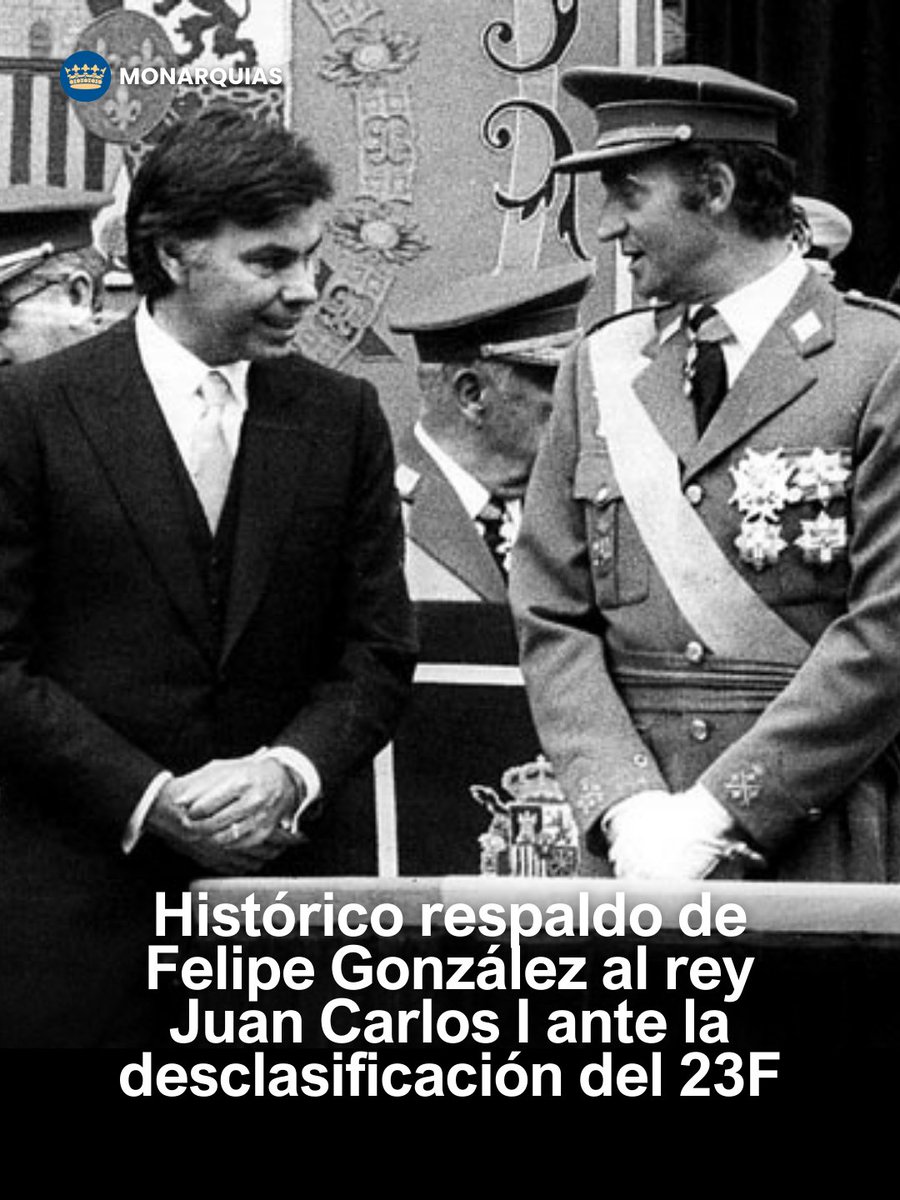 El histórico respaldo de Felipe González al legado de Juan Carlos I ante la desclasificación del 23F

​El expresidente Felipe González ha defendido con firmeza el papel de Juan Carlos I durante el golpe de Estado de 1981 en un acto en el Senado. Ante el Rey Felipe VI, González