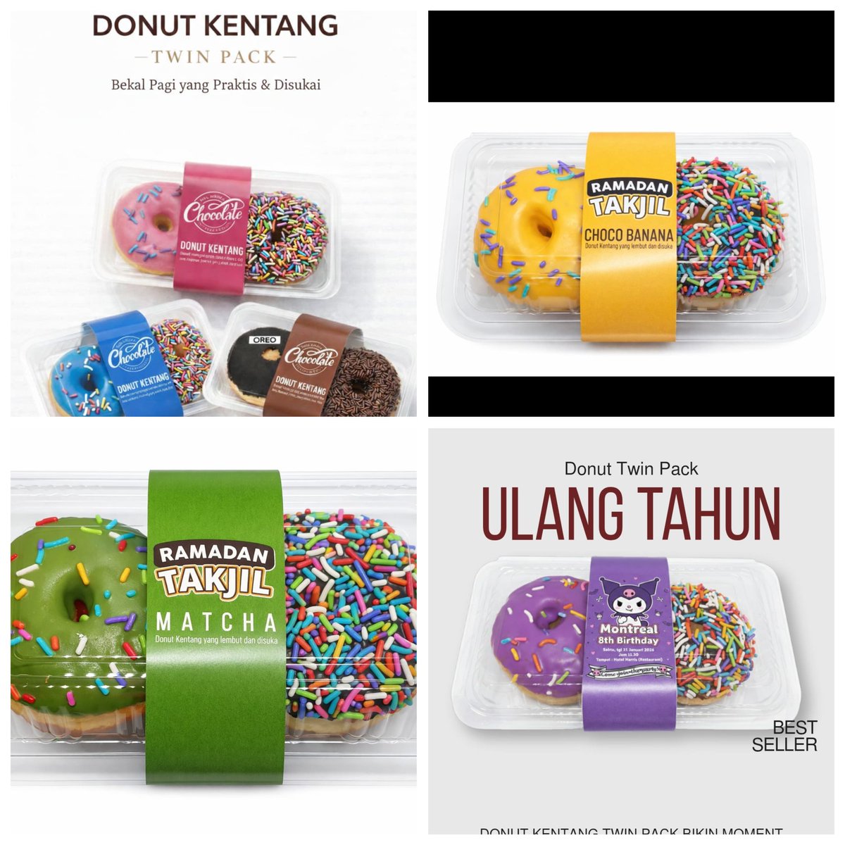 etax_megah's tweet image. Terima kasih untuk yg sdh order.. 500 donut kentang twin pack untuk berbagi takjil besok sore 🥹❤️
Alhamdulillah ya Allah 🤲 #berkahpuasa #ramadhan2026 #donut