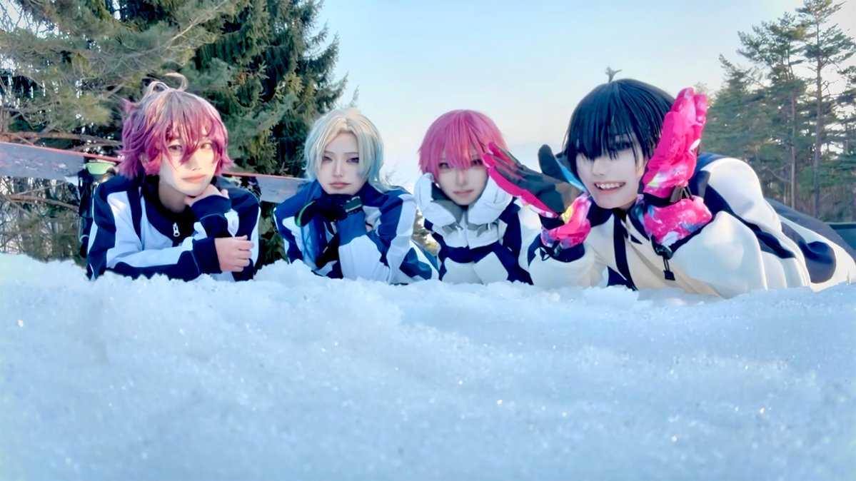 動画のスクショ可愛くってすき⛄️
 #猪苗代スキー場
 #猪苗代スキー場コスプレ痛板フェス