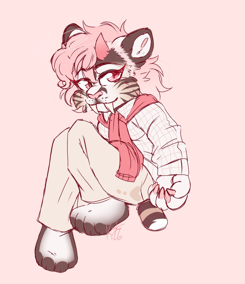 CharlieTiotio's tweet photo. dunno if people still wanna see my art but
here's two ocs of mine 
pinkpinkpink https://t.co/uremIkmYkU