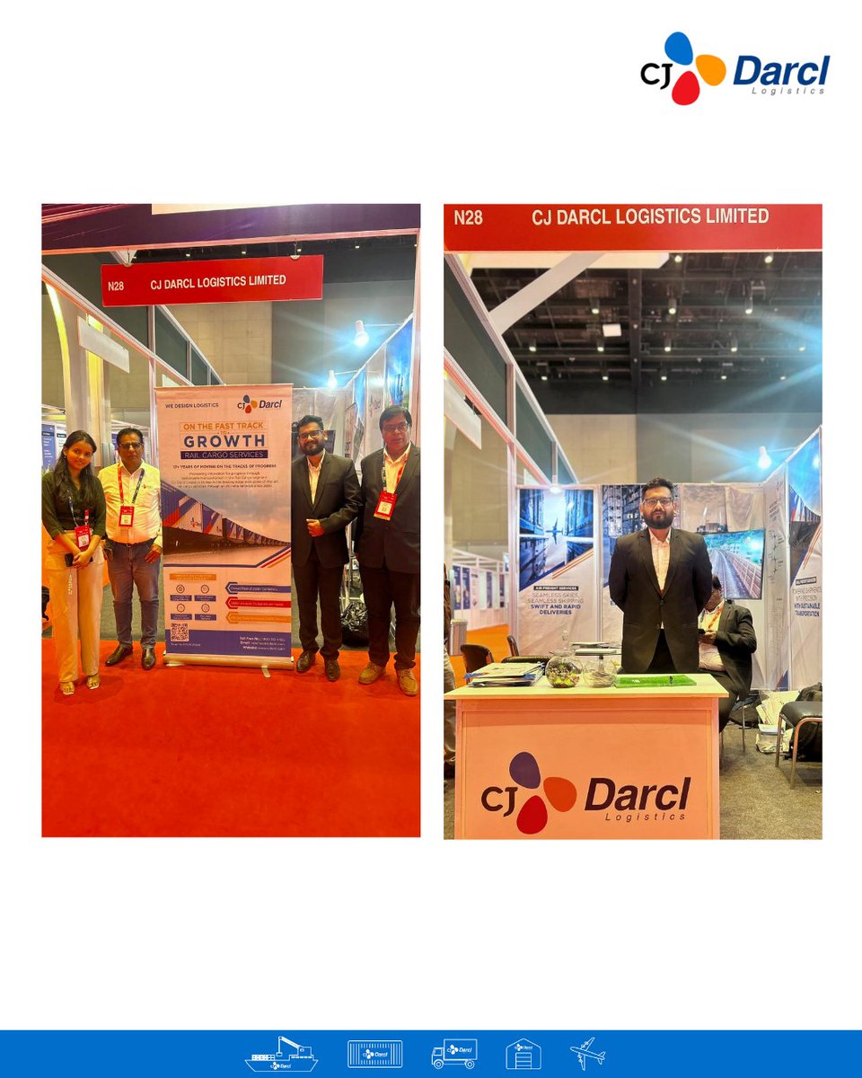 CJ_Darcl's tweet photo. Day-1 done well!
Catch CJ Darcl Logistics at Stall N28!
Date: 25–27 February 2026
Venue: Jio World Convention Centre, BKC, Mumbai
@aitwa  | @TransLogi_India
#Logisticsevent #Cjdarcllogistics #wedesignlogistics #logisticscompany #logisticssolutions #logisticsservices https://t.co/WZ8NV6FgYh
