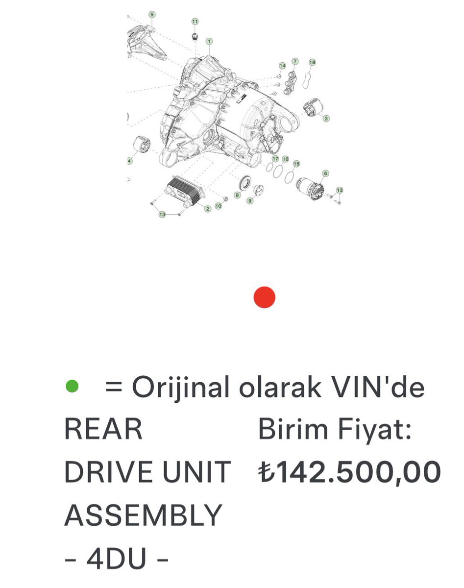 Kıyaslamak adına, Model Y Performans arka motor fiyatı 👇