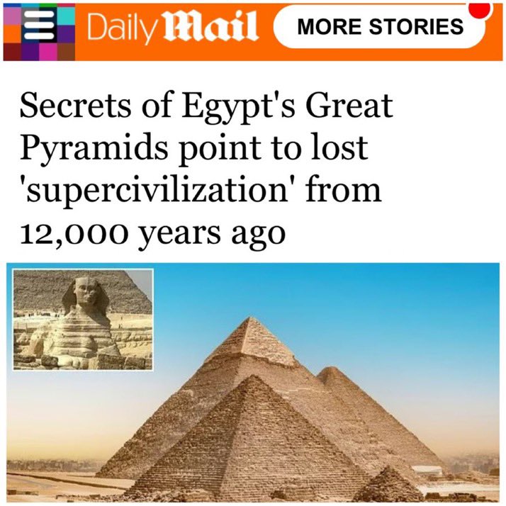 Les médias mainstream et les égyptologues « officiels » finissent par admettre ce que beaucoup soupçonnaient depuis longtemps.

Un chercheur indépendant, formé en égyptologie à l’Université Autonome de Barcelone, affirme que les grandes pyramides de Gizeh pourraient remonter à 12
