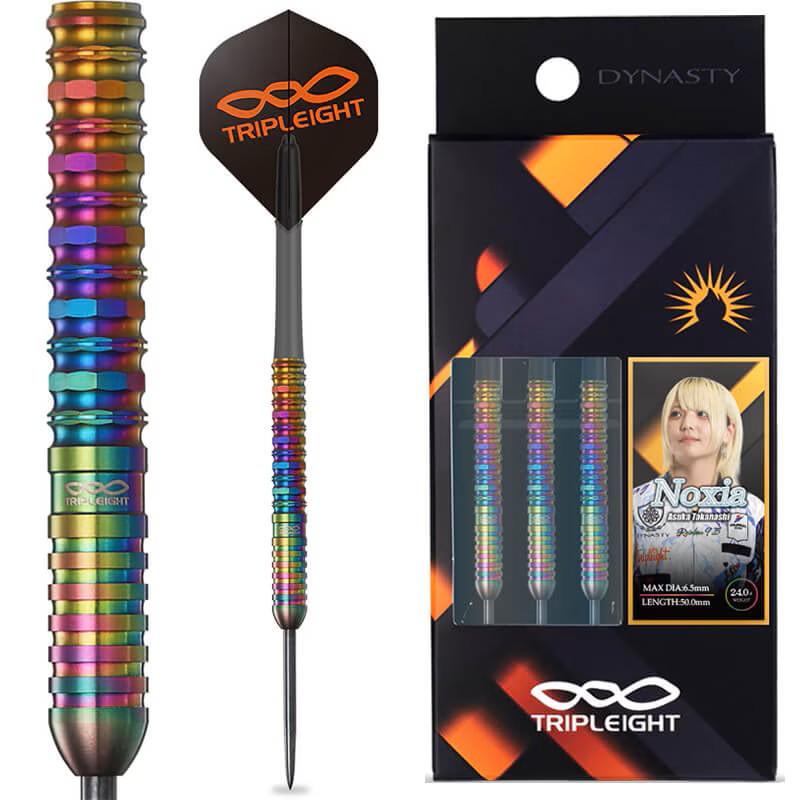 2/27新商品情報   ★トリプレイト 高梨明日果選手 『ノクシア レインボー95 Noxia Rainbow95』
natural-9.jp/new/2026-02-26…
#darts #ダーツ #ナチュラルナイン #ダーツショップ #ダーツ通販 #ダイナスティー #バレル購入でチップ無料プレゼント