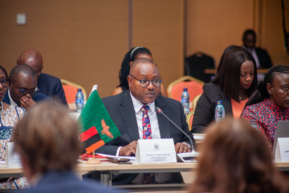 EUinZambia's tweet photo. 2026 🇪🇺🇿🇲Partnership Dialogue underway in Lusaka, co-chaired by @EUAmbZambia & @MulamboHaimbeSC, discussing strategic priorities of the partnership.
🇿🇲🇪🇺 #PartnersinChange #GlobalGateway https://t.co/wAnnVd3zj4