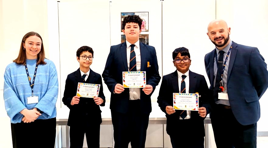 Well done to all students who took part in our Citizenship House Competition, where they were challenged to design their own country.

 Special congratulations to our winners:
 Achilles LV 
 Logan B 
 Chayl D 

A brilliant effort from everyone involved! Image