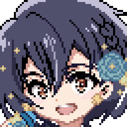 64x64ドットで描いてみました （投稿用に4倍拡大してます） #ゾンビ