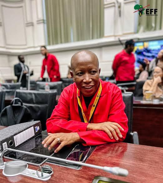 Am_Blujay's tweet photo. Say what you want but there will be never be another Julius Malema he is special 😂😂😂 #Adhoccommittee https://t.co/5fVyWDie9r