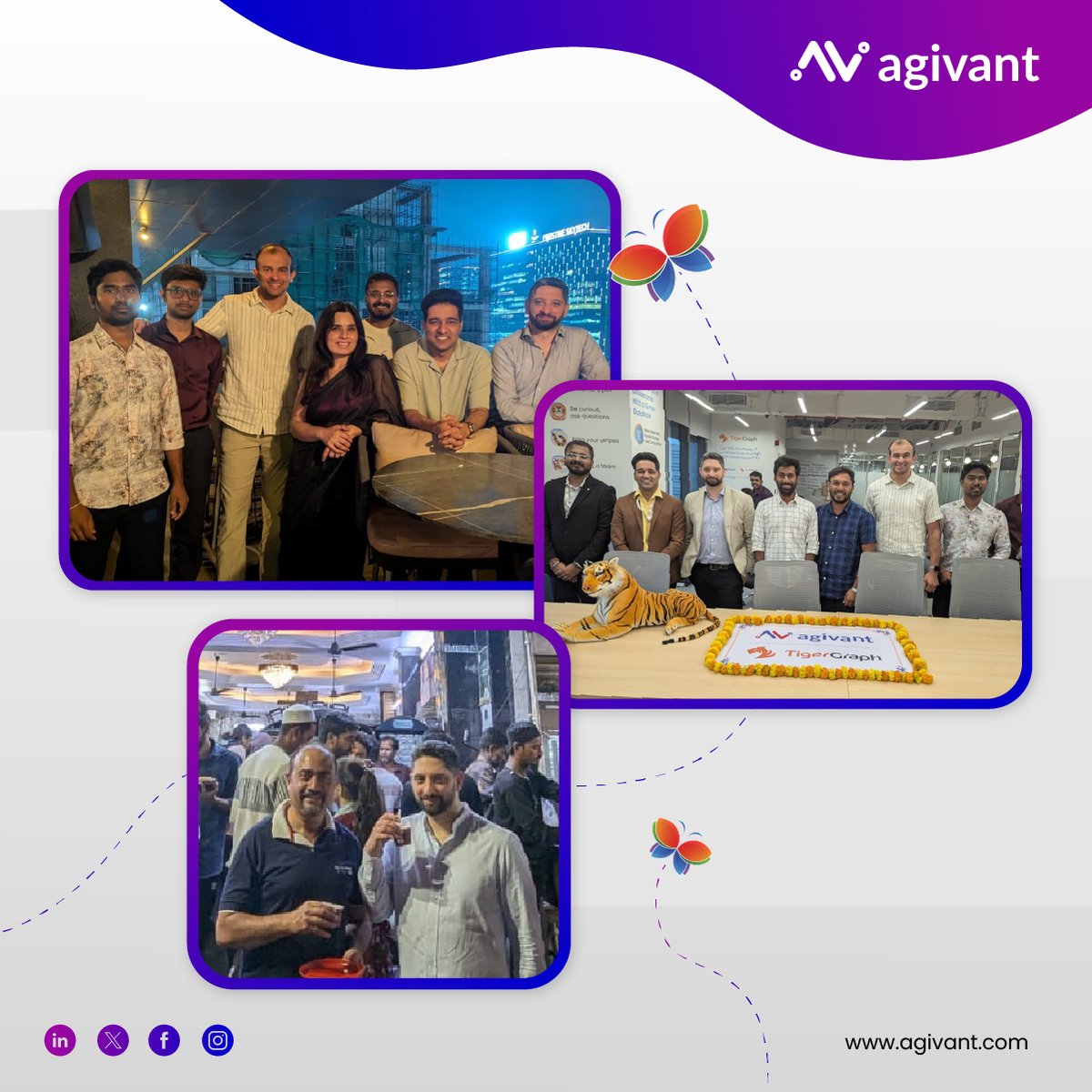 AgivantTech's tweet photo. We were delighted to host Omar Ayoubi from TigerGraph at our Hyderabad office.
We are excited for the next phase of our journey with TigerGraph as we continue to innovate and grow together.
#StrategicPartnership #TechCollaboration #LifeAtAgivant #TigerGraph #Agivant https://t.co/H7ctPGZtp1