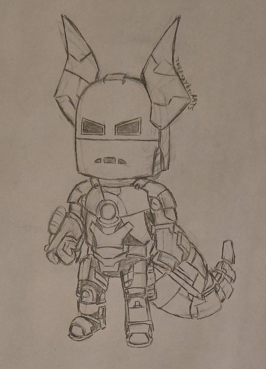 MK-1 iron man armor in gecko form
(Sketch) what yall think?
#zentreart