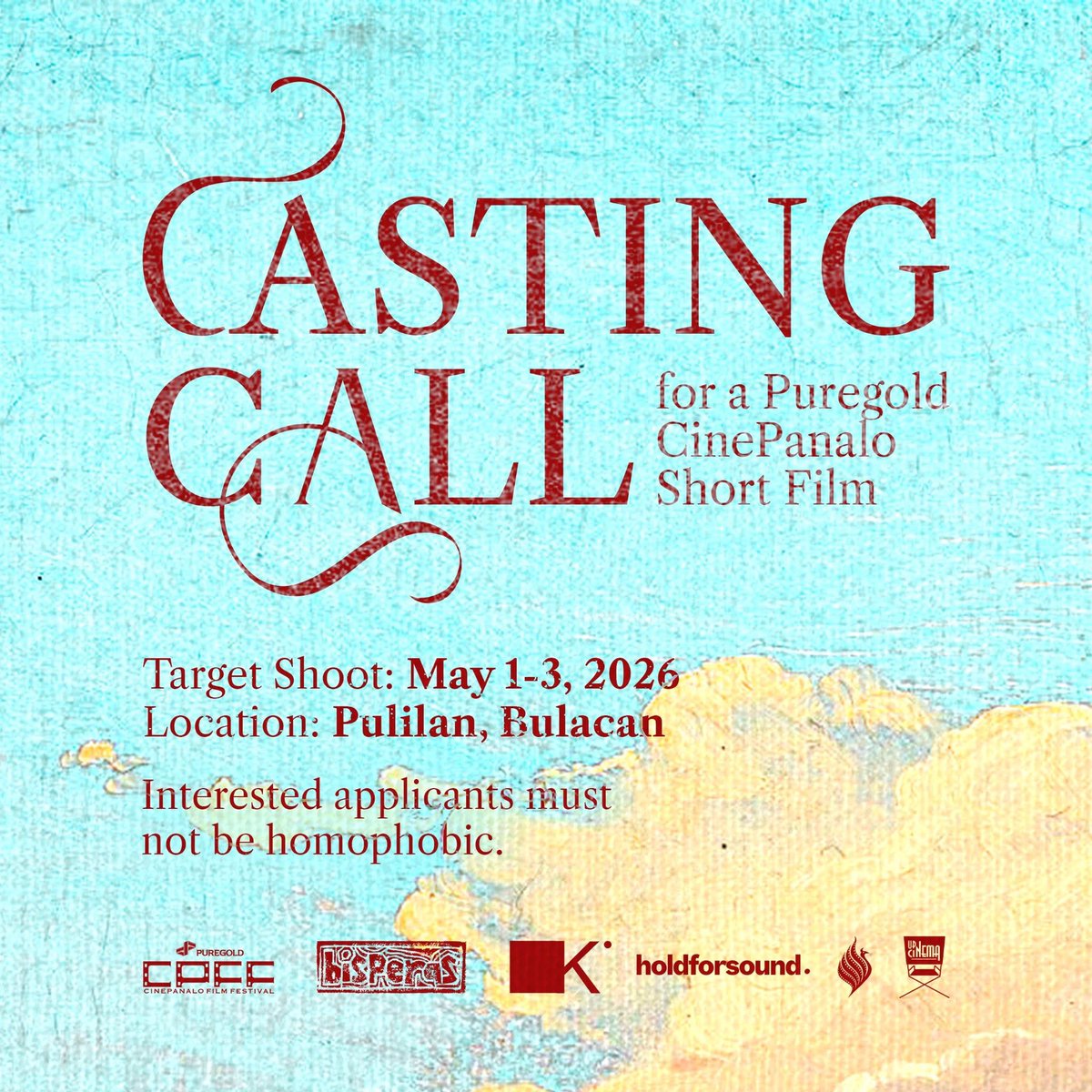 bisperaskolek's tweet photo. Be part of a 2026 Puregold CinePanalo short film, When Heaven Inched Towards Earth, and let your talent shine on the big screen!
Submit here: https://t.co/oUwNROgugv
Deadline: February 28, 11:59 PM
#ProjectWHITE
#PuregoldCinePanalo
#BisperasKolektib https://t.co/GYam538itv