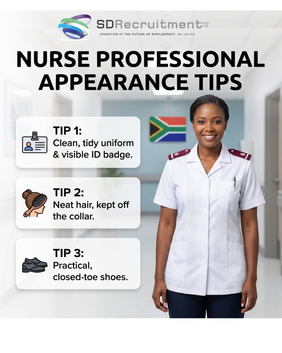 RecruitmentSd1's tweet photo. Professional. Compassionate. Committed. 🩺✨
The uniform represents more than a role - it represents dedication to patient-centered care.
#ProfessionalNurse #HealthcareExcellence #PlacingPeopleFirst #SDRecruitment #NursingCare https://t.co/J2FRZYfxCl