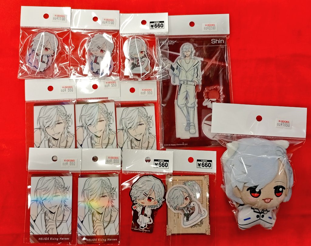 入荷情報】 エリオスライジングヒーローズ シン 各種関連グッズ入荷