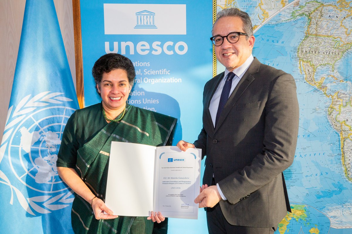 Sri Lanka at UNESCO tweet media
