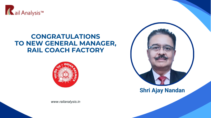 RailAnalysis's tweet photo. Shri Ajay Nandan assumes charge as General Manager of Rail Coach Factory, Kapurthala
Read more: https://t.co/ZL1WVDaBts
#Appointment #IndianRailways #Innovation #Leadership #RailCoachFactory #Technology #RailAnalysis https://t.co/HYlGcTOj7j