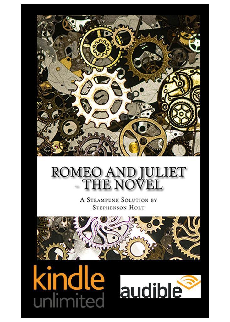 Romeo y Julieta - La Novela
 
Escrita como novela, toda la obra está redactada con perspectivas de los personajes sobre lo que cada uno piensa antes y después de hablar. Todo el texto original está incluido pero actualizado para una comprensión moderna.

En lugar de situar la