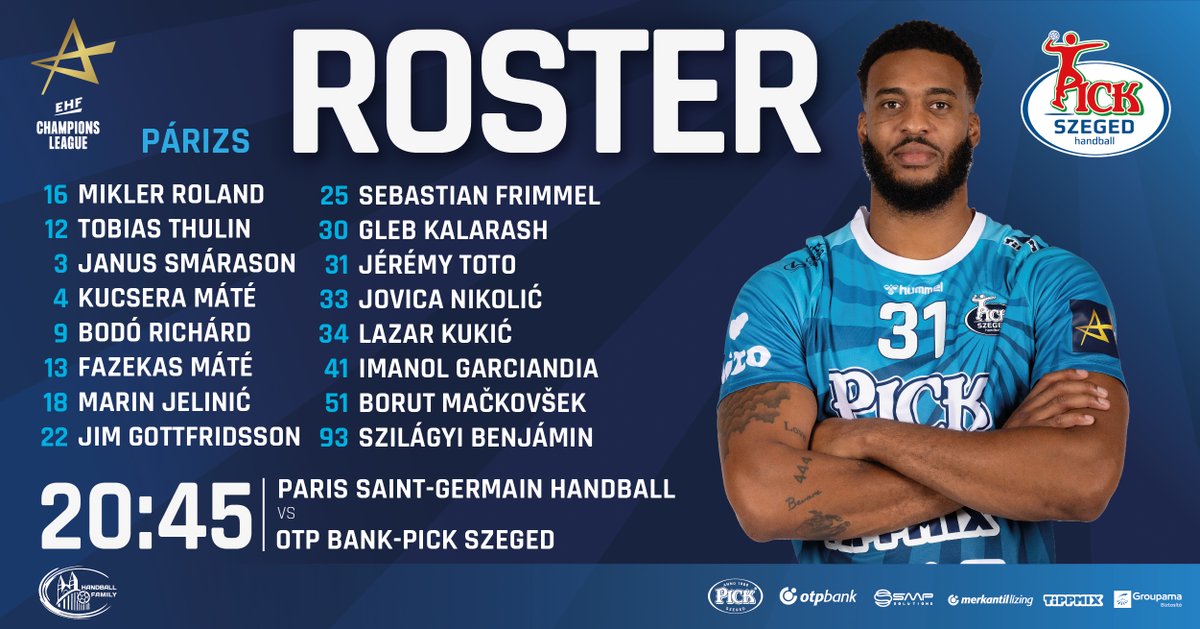 OTP Bank - PICK Szeged Handball tweet media