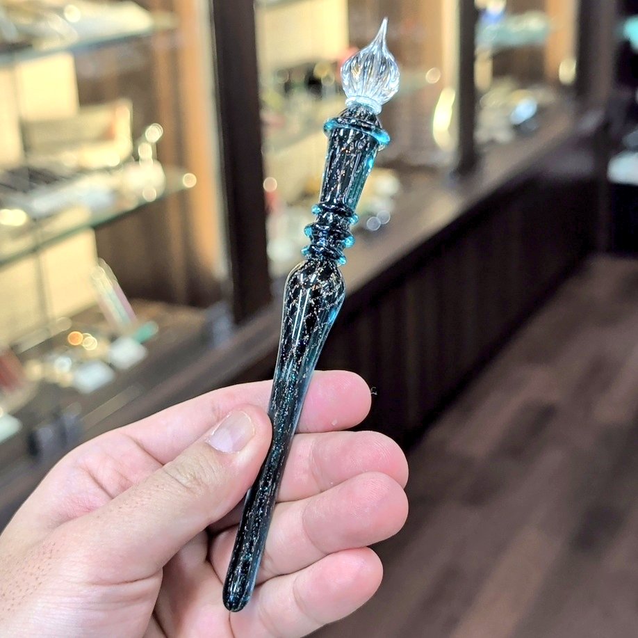 長岡店】 ガラス工房LUC様よりガラスペンを3本ご用意頂きました！本日