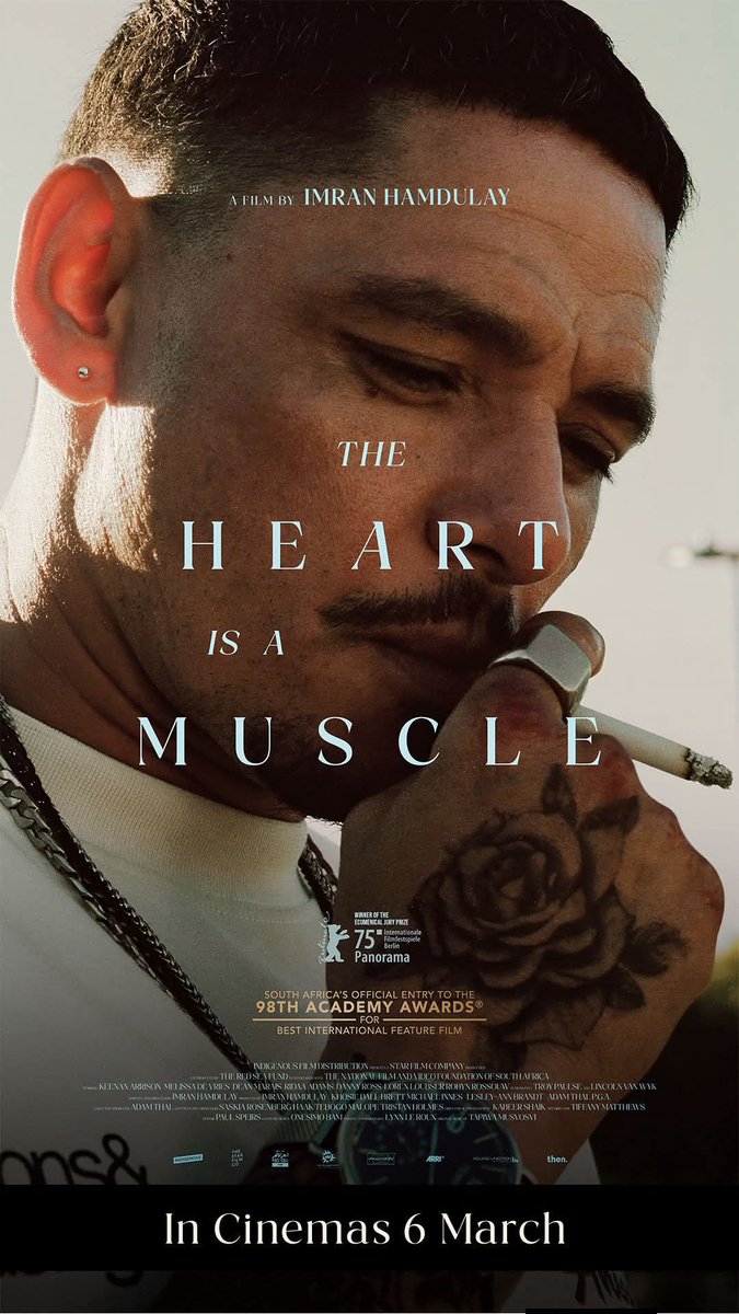 The Heart Is a Muscle is a 2025 South African crime thriller film written, co-produced and directed by Imran Hamdulay, in his directorial debut. It follows a young father's search for a better version of himself, and of masculinity, trans-generational trauma and healing.

The