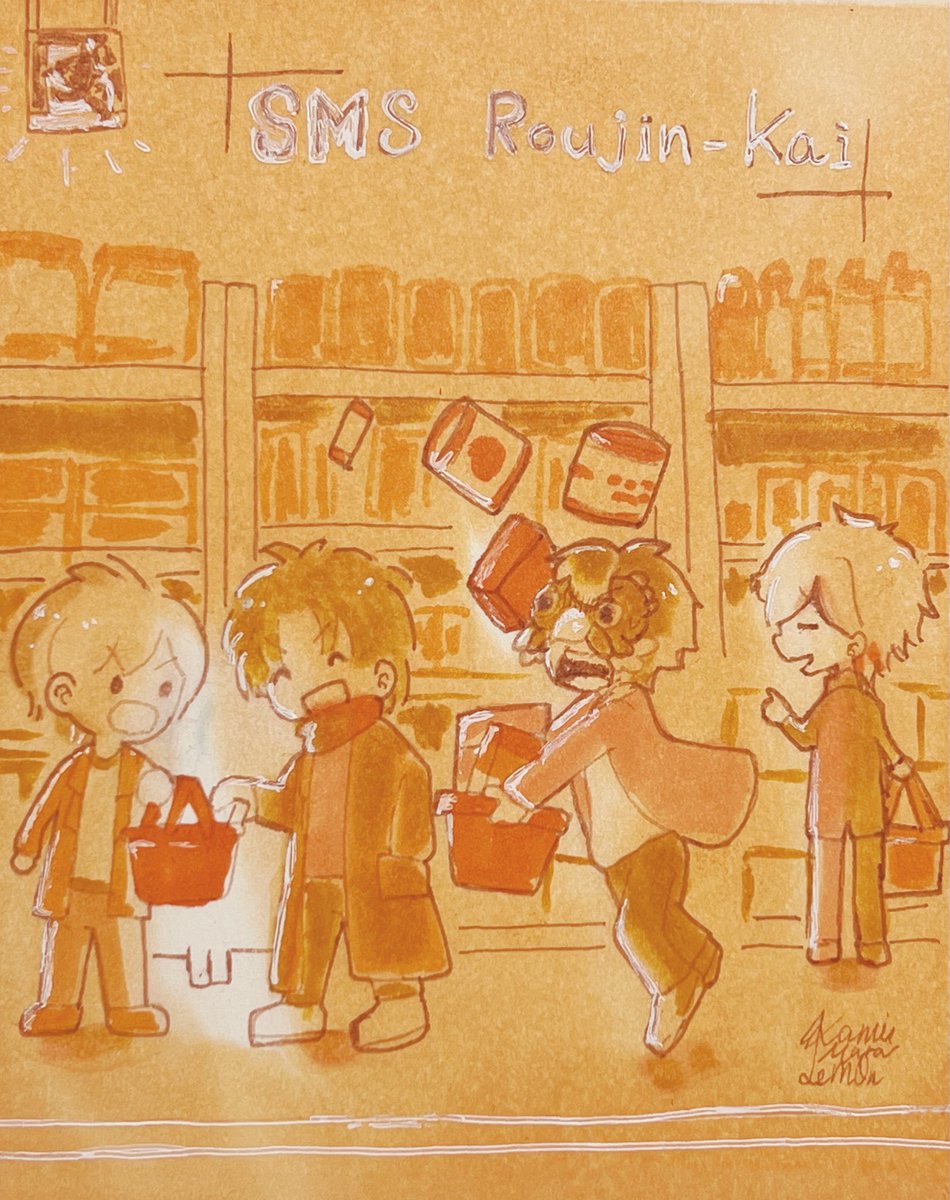 SMS老人絵画 #コピック