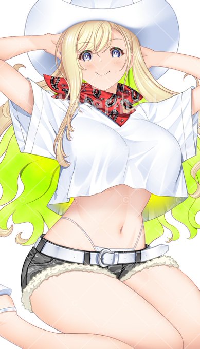 #金髪 #巨乳 Tシャツ❣ 