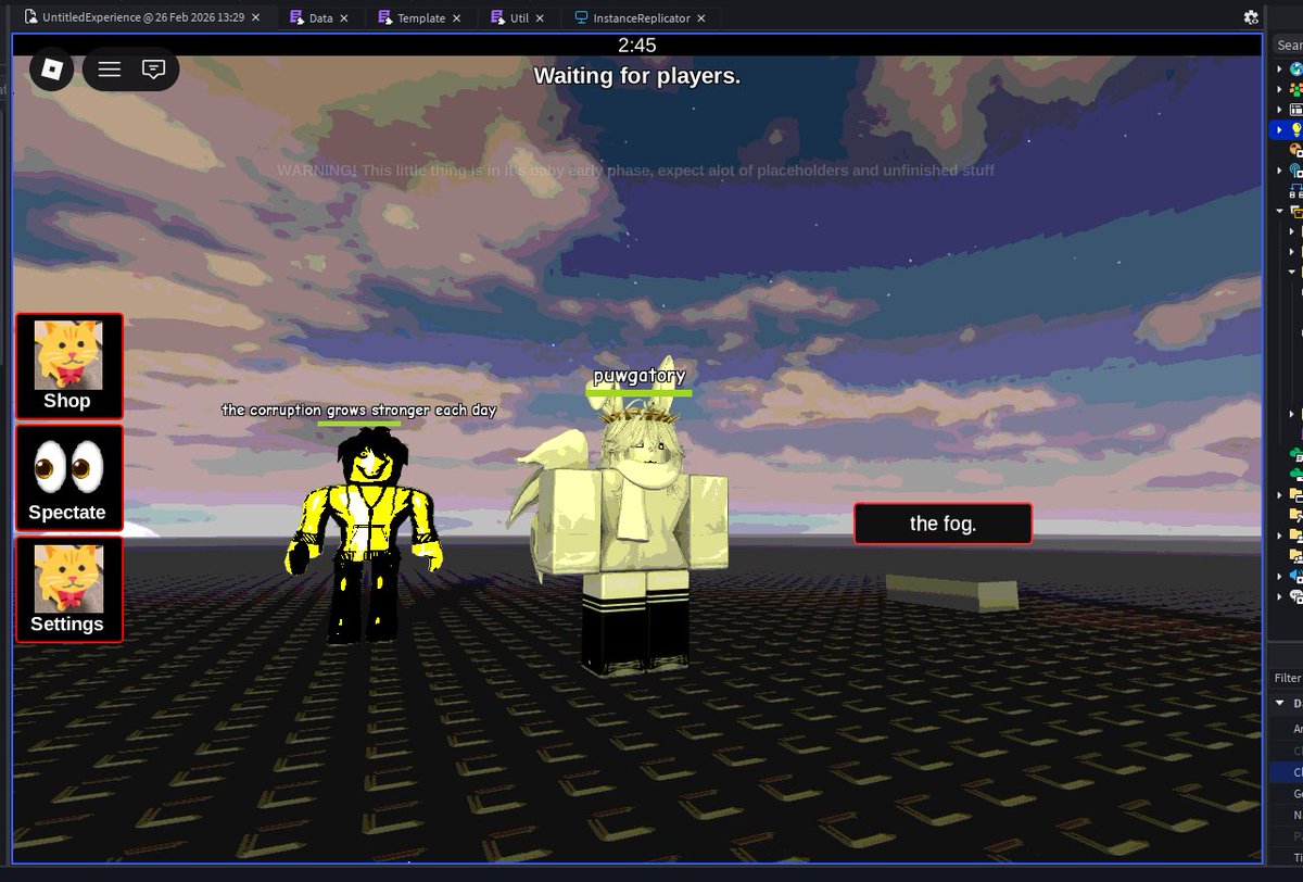 Roblox Inactive Player Play my retro ass asym bro #forsakenroblox #roblox