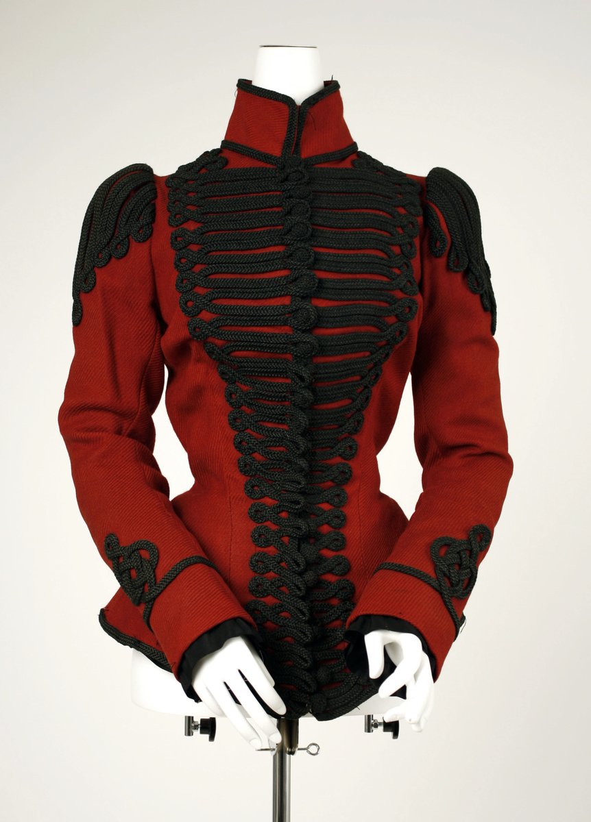 wikivictorian's tweet image. Jacket, 1899. The MET.