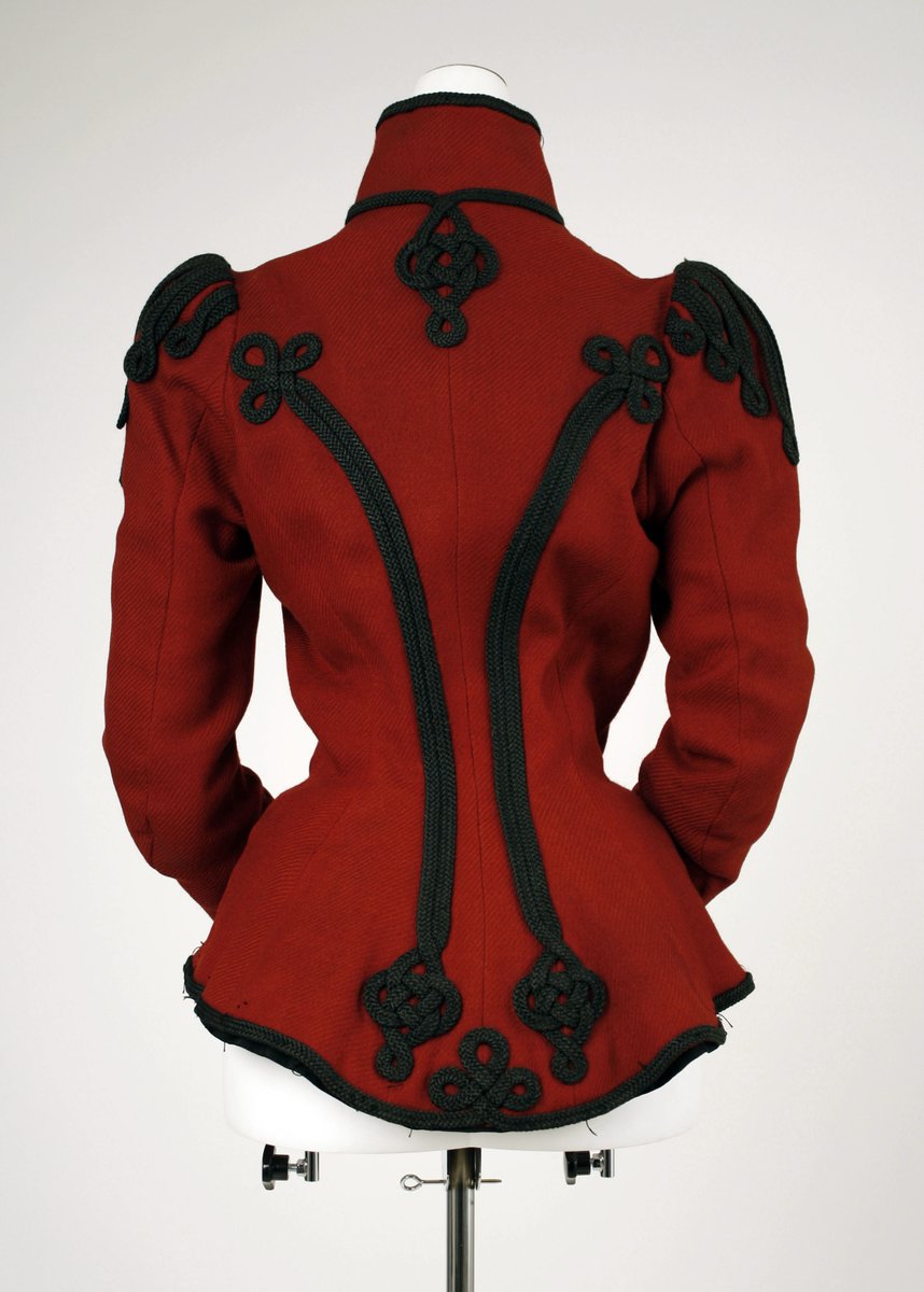 wikivictorian's tweet image. Jacket, 1899. The MET.