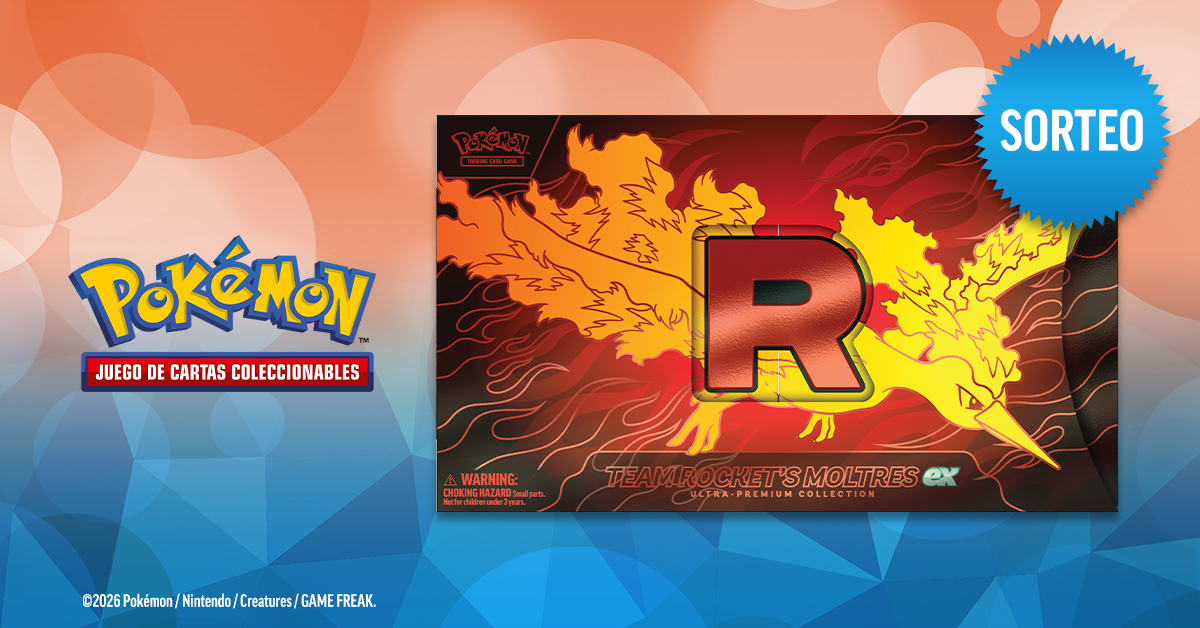 Entrenadores, queremos celebrar el Día de Pokémon con este SUPER sorteo 🎉⚡🃏

Ponemos en juego la Ultra Premium Collection Team Rocket’s Moltres de Pokémon TCG 🖤🔥 

Un premio legendario, digno de los entrenadores más ambiciosos. Ideal para coleccionistas y jugadores que
