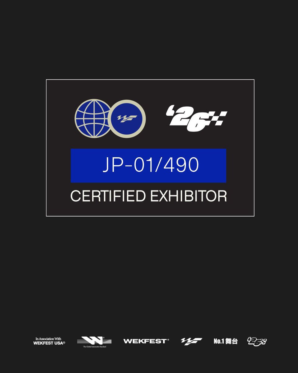 F3e6Hk's tweet photo. 今年もよろしくお願いいたします。

#wekfest
#wekfest2026 
#wekfestで会いましょう https://t.co/hCIqpjoxl9