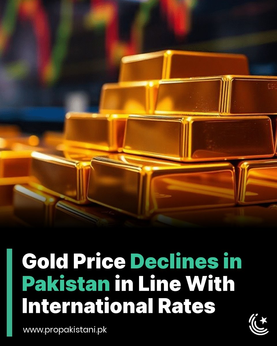 Local gold prices in Pakistan reflect international market trends