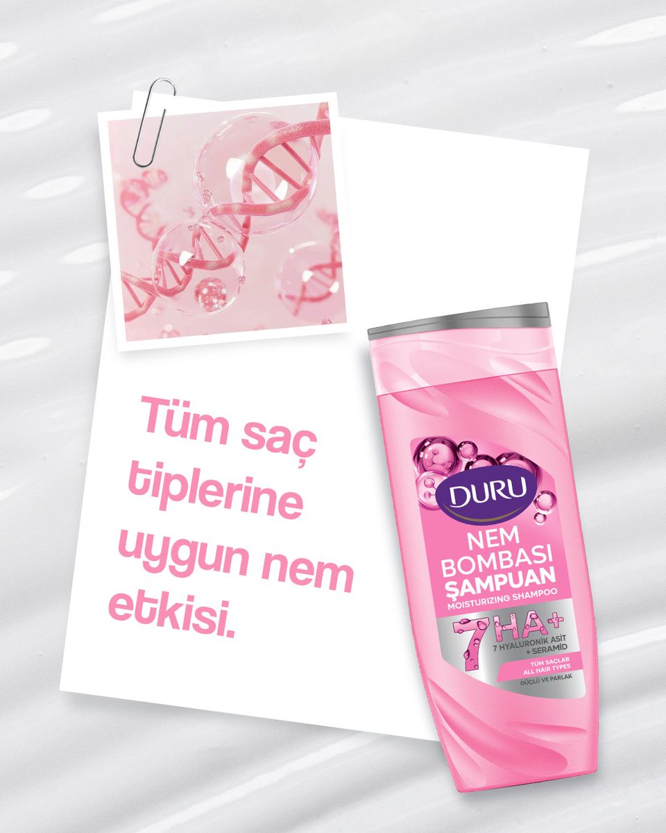 Duru_TR's tweet photo. Saçının ihtiyacına göre bakım, Duru Nem Bombası Saç Bakım Serisi’nde! 💜🩷🩵

#Duru #DuruNemBombasıŞampuan #SaçımaİyiGeldi #NemEtkisi https://t.co/pyk0LE68QW