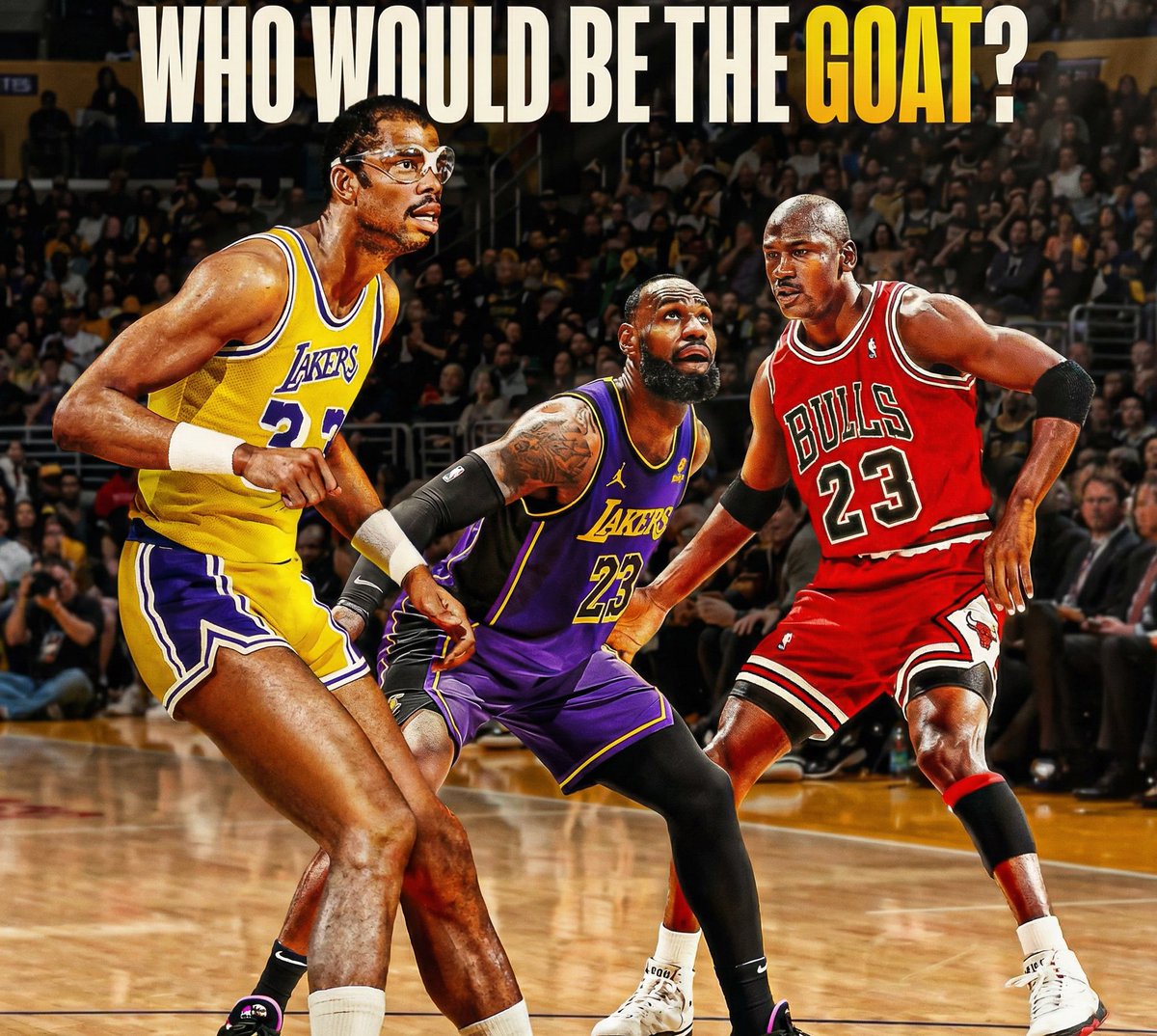 HaterReport's tweet photo. These 3 DON’T exist. 

Who would be the GOAT? https://t.co/Vulz6e2Okn