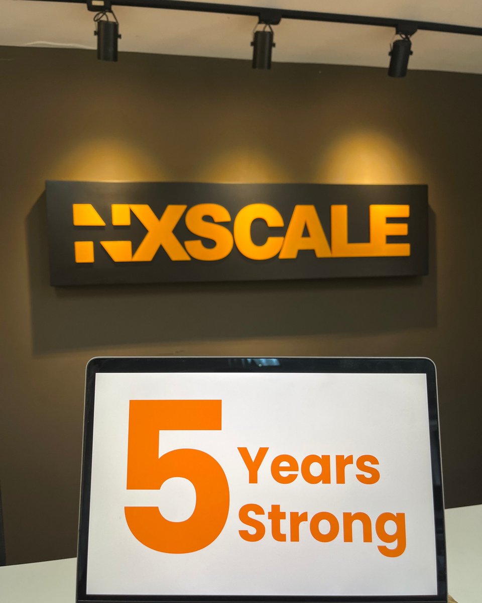 Five years ago, we set out to make the impossible, possible. 💪

To our team, clients, and founders: Thank you. 🙏

Let's keep growing, together. 🌱

#nXscale #CompanyMilestone #GlobalTeam