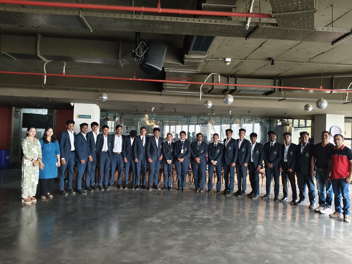 peopletree6's tweet photo. 🍻 Industrial Visit to Brew 59 Brewery 🍸
24th February 2026

The students of Peopletree Edutech Pvt. Ltd. College of Hotel Management had an exciting and insightful industrial visit to Brew 59 Brewery. https://t.co/aCsWa2iYku