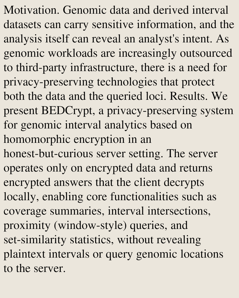 Genomics Papers tweet media
