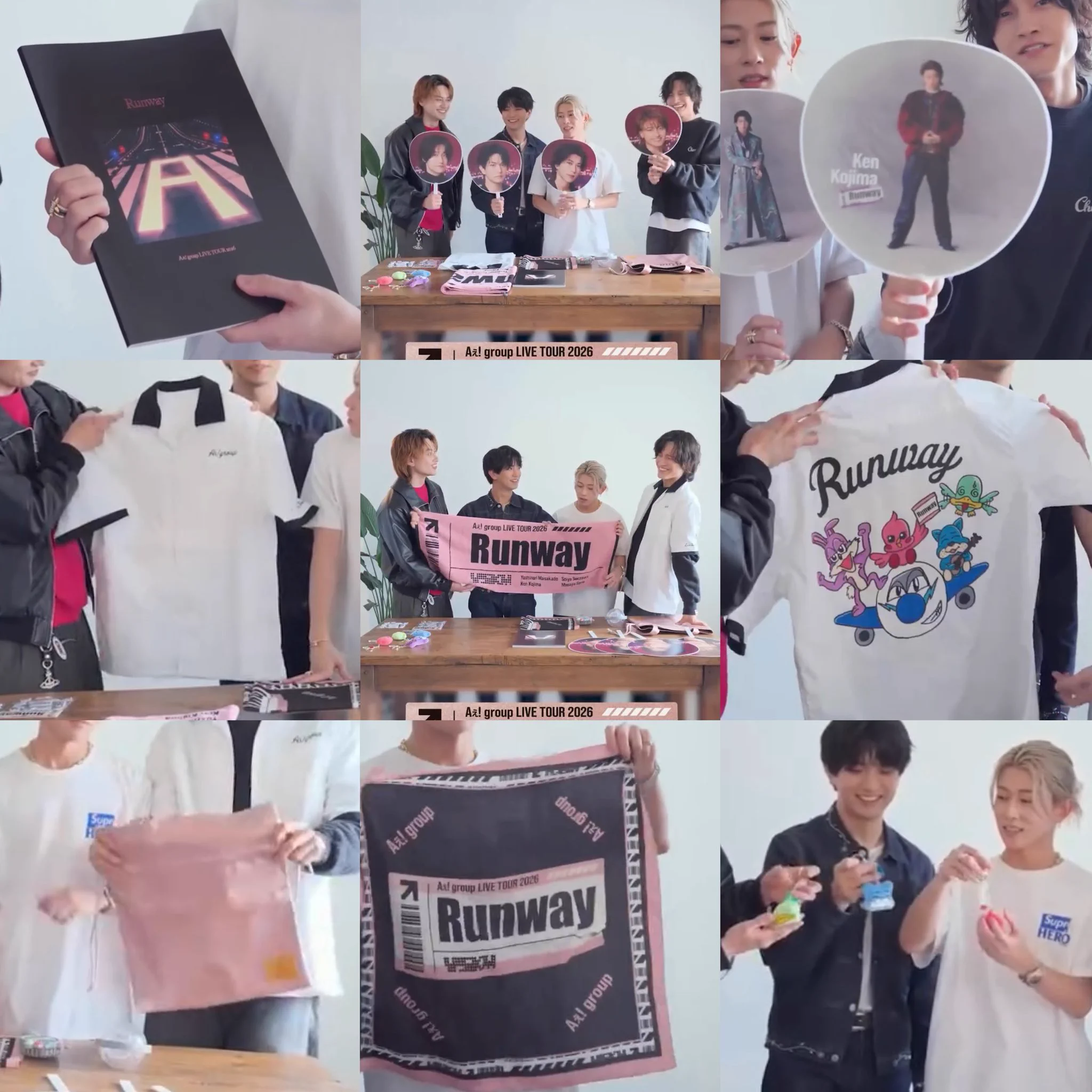 Aぇ! group LIVE TOUR 2026 Runway グッズ たす on X: 