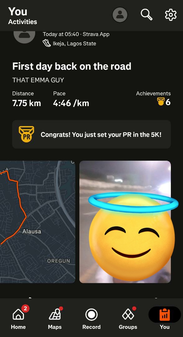 Back on track but slow asf 😒