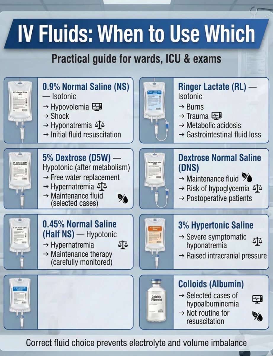 nervemed's tweet photo. IV Fluids Guide https://t.co/BbWBHVVqe9