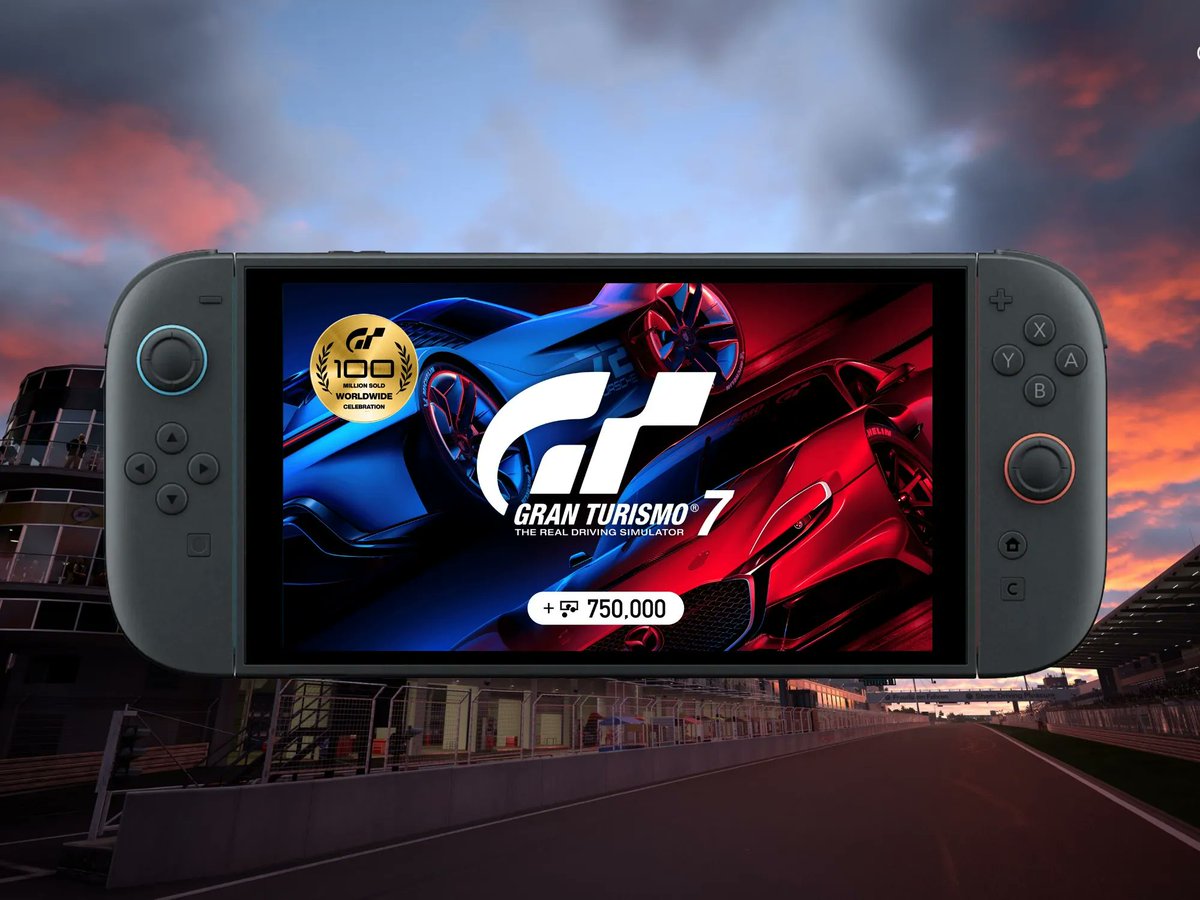 daily_gadget_jp's tweet photo. ソニーが『グランツーリスモ7』をNintendo Switch2で動作テストか。RDNA5搭載が噂されるソニー「PS6携帯機」に向けた技術検証か
https://t.co/kXsbS2MYG7
#デイリーガジェット #グランツーリスモ7 https://t.co/XYAA28CQ4J