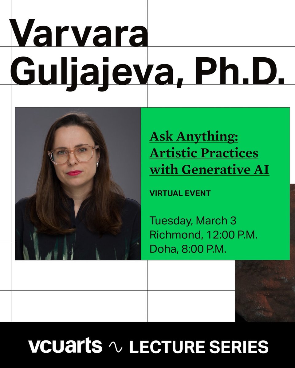 VCUarts Qatar tweet media