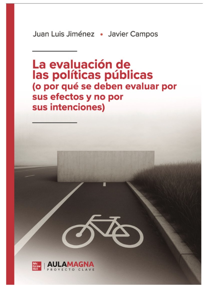 Las políticas públicas tienen que ser evaluadas para rendir cuentas, ser eficientes y mejorarlas. Pero a la sociedad se le muestra las intenciones de estas y (casi) nunca sus efectos reales.

En este libro mostramos para qué evaluar, cómo hacerlo y qué se ha analizado.

Hilo⬇️