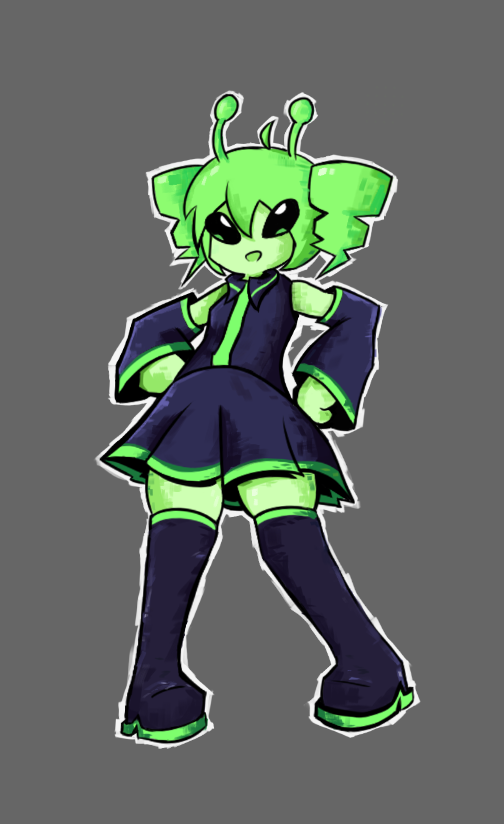 Tizco_'s tweet photo. Alien Teto  

#重音テト #Teto https://t.co/OFc1SjkIe4