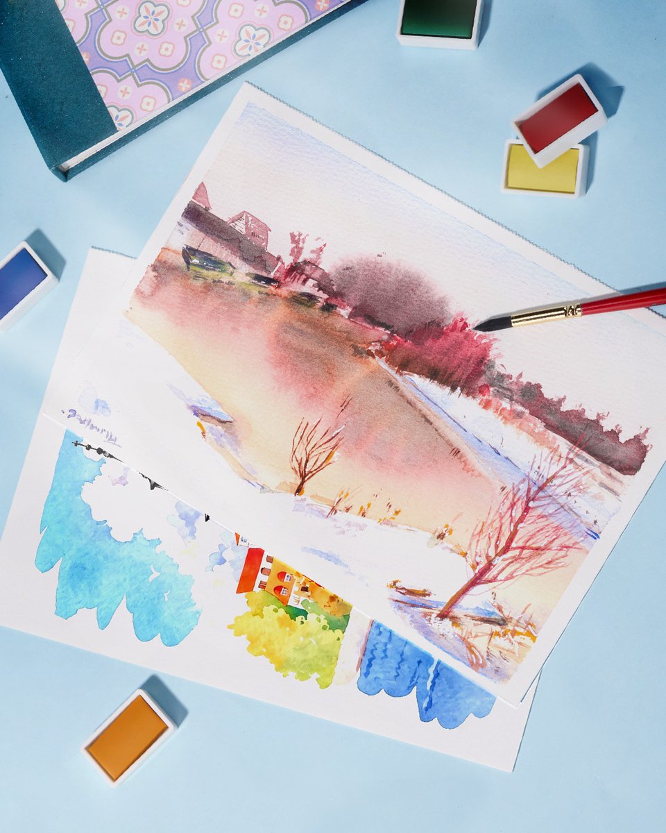 ArrtxArt's tweet photo. Meet the new #Arrtx 24-Color Solid Watercolor Paint Set.🙌🎨
🌈Pure &amp; Vibrant: High single-pigment ratio for brilliant, high-saturation colors. 
☀️Fade-Proof: Up to 5-star lightfastness (Blue Wool Scale) to keep your art vivid forever.
https://t.co/EiXkJLUUXE https://t.co/zRADx8wyf8