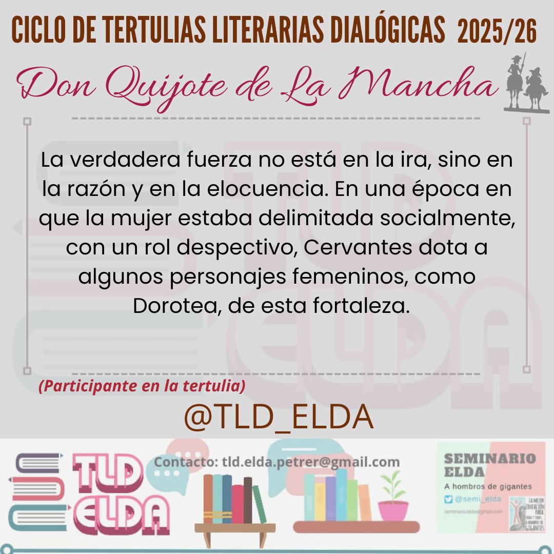 Tertulias literarias dialógicas Elda-Petrer tweet media