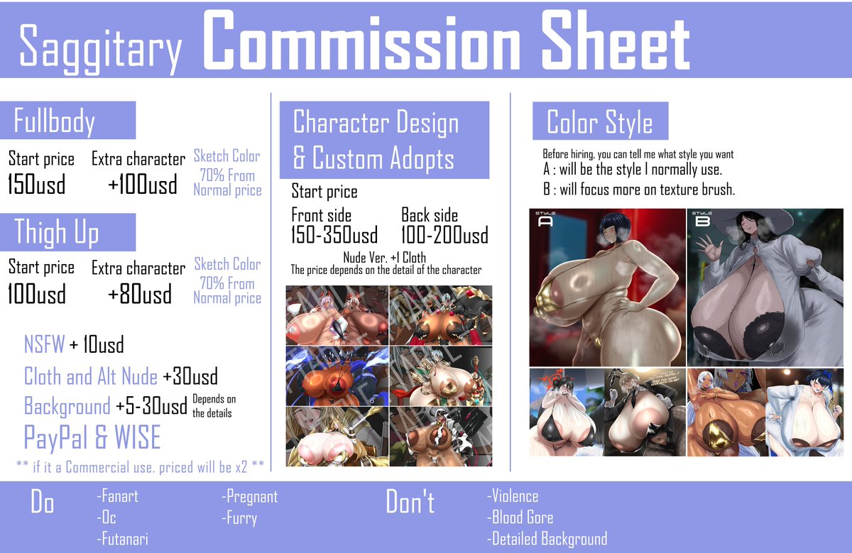 Saggitary - Commission close tweet media