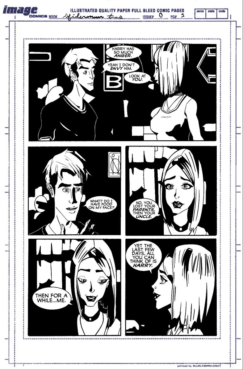Trilogykill's tweet photo. Should I be in charge of inking a Spider-Man TNAS comic? (yes😭) https://t.co/9Zaqwhdd2K