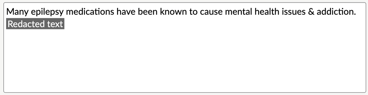 marijuanacomau's tweet photo. This submission from a parent of child with epilepsy is making me wonder what got redacted.. https://t.co/ByW12uytFV