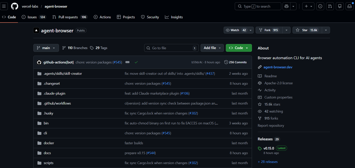 AI agents can now use a browser like humans

Vercel just dropped agent-browser a CLI that lets AI:

• Navigate any website
• Click, type &amp; interact with elements
• Take screenshots &amp; extract data
• Persist sessions, cookies &amp; auth
• Run complete workflows autonomously