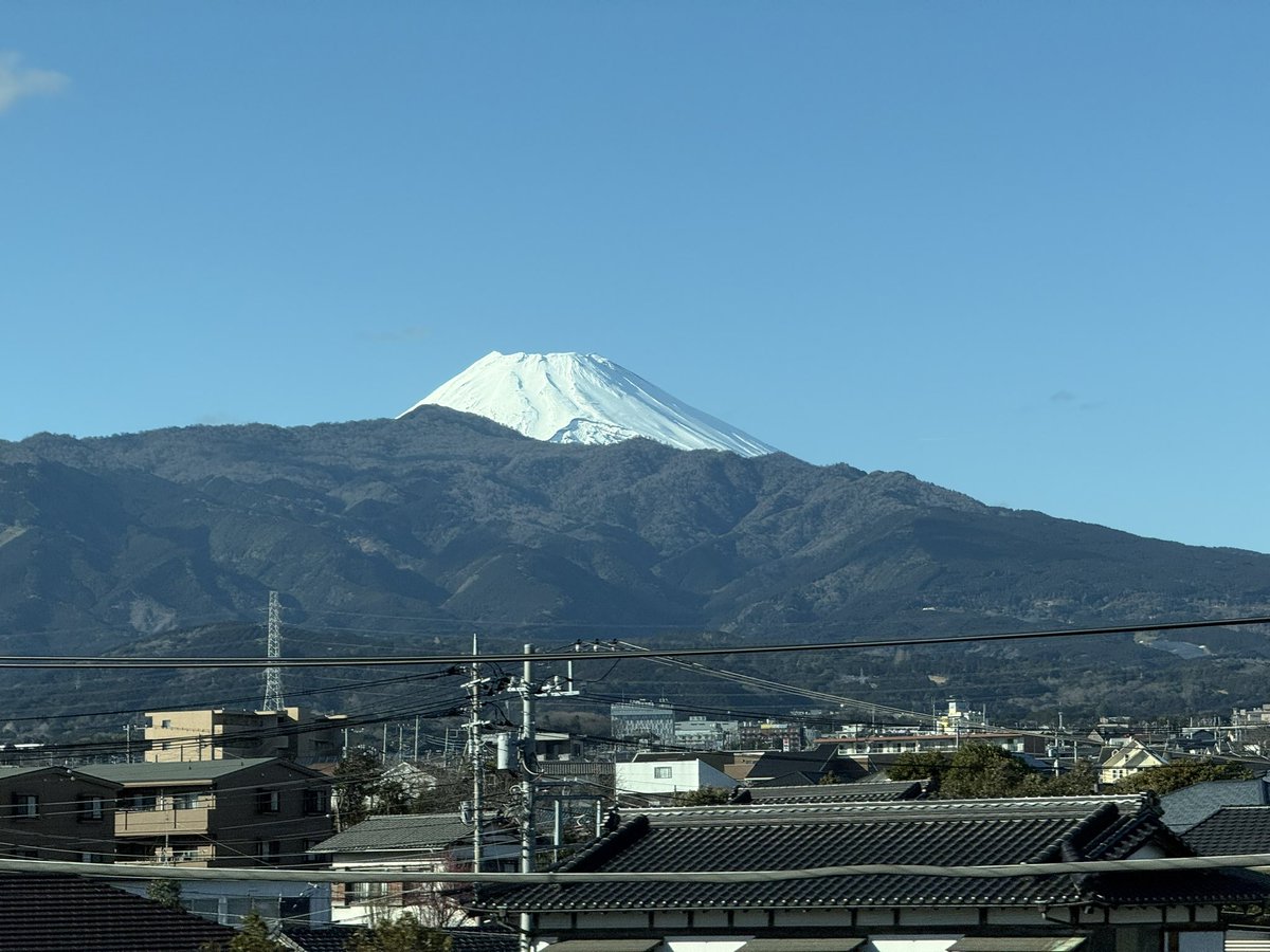 ひさびさに会えたぜ！富士山！